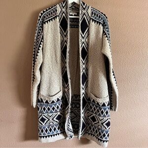 Lucky Brand Open Cardigan with Pockets Size Medium